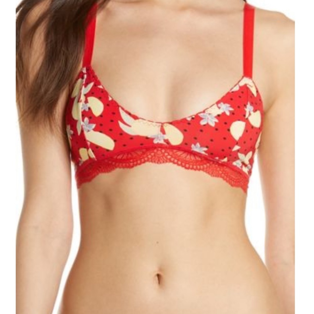 Free People Mari Printed Bralette